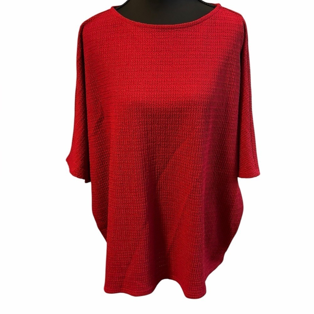 Cider Vibrant Red Blouse Size 2 XL